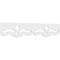 Ekena Millwork Monticello Architectural Grade PVC Running Trim, 8"H x 5/8"P x 48"L RUNP08X0625X48CEL - alternate 1